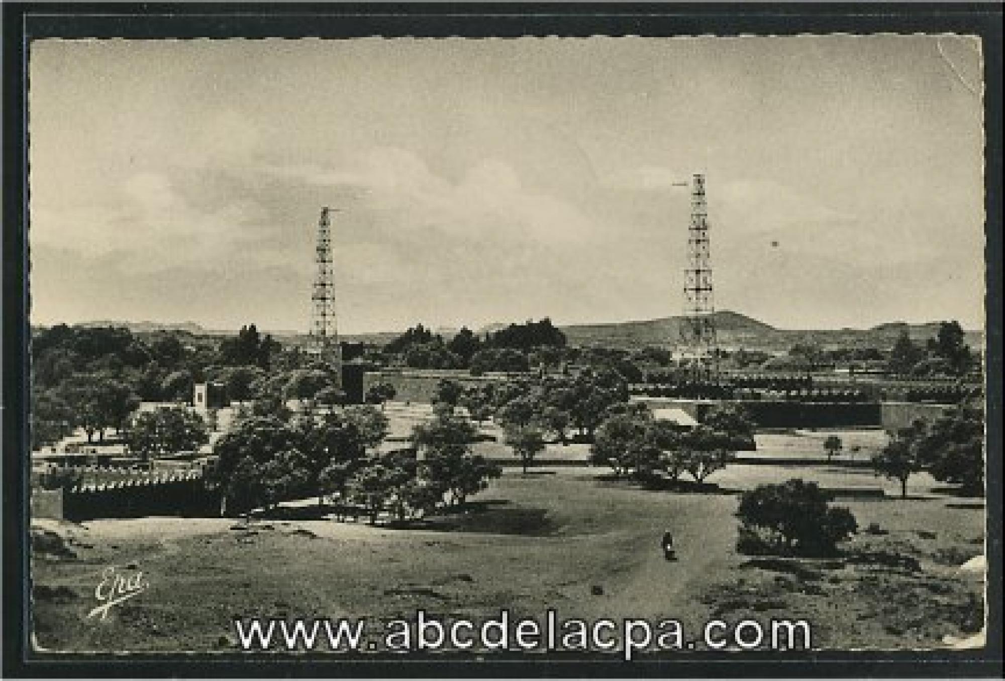 Tamanrasset  - vue sur le bordj