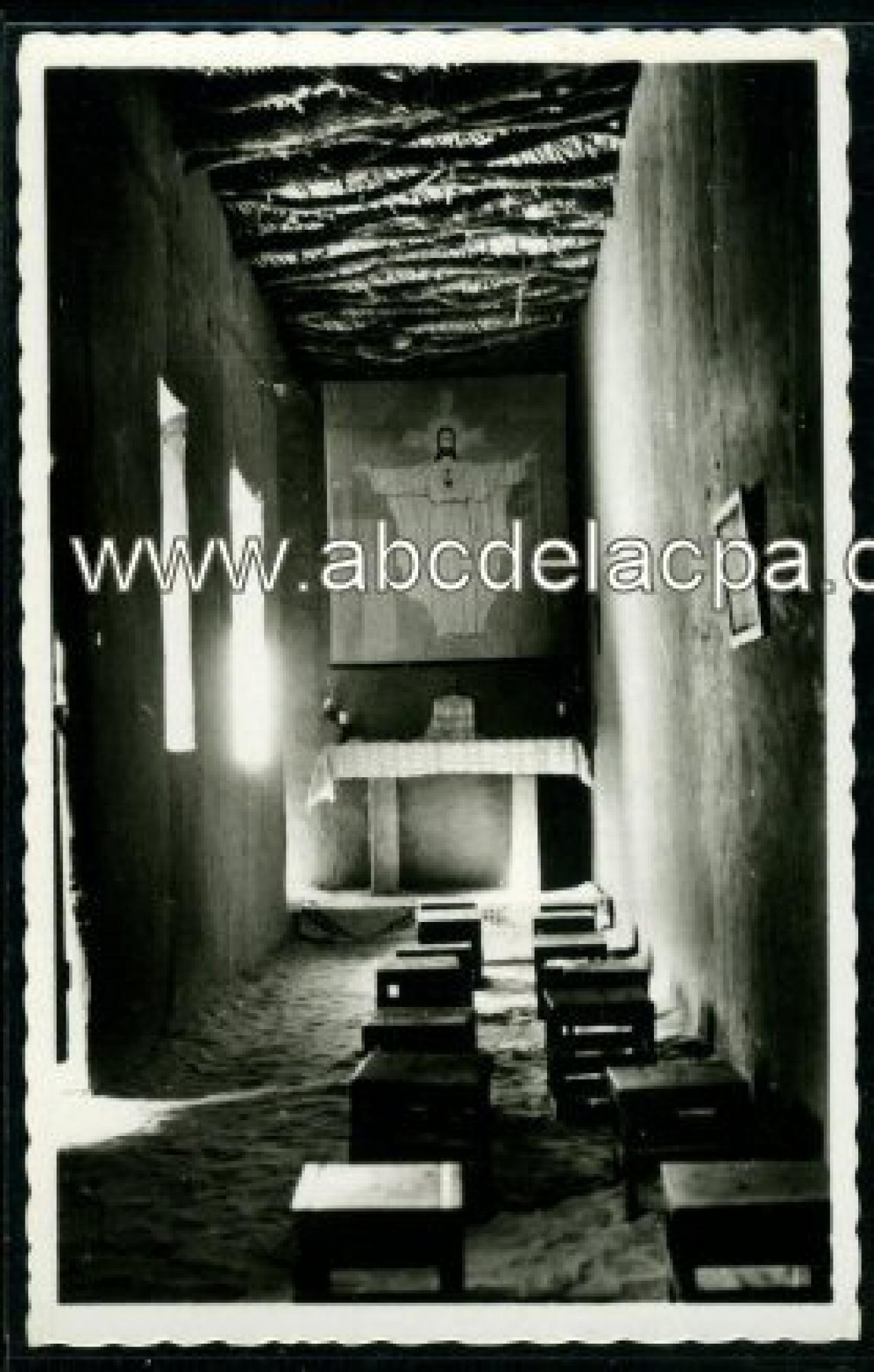 Tamanrasset  - intérieur du bordj du père de foucauld - la chapelle
