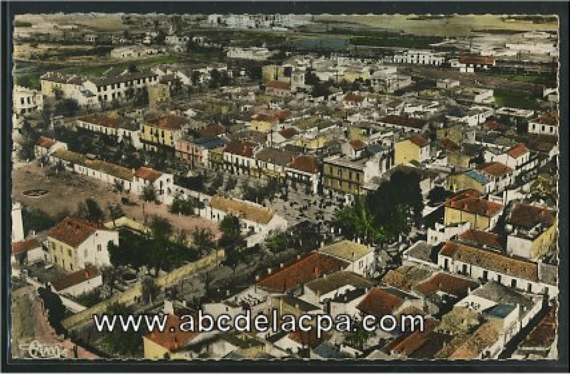 Tebessa  - vue aérienne