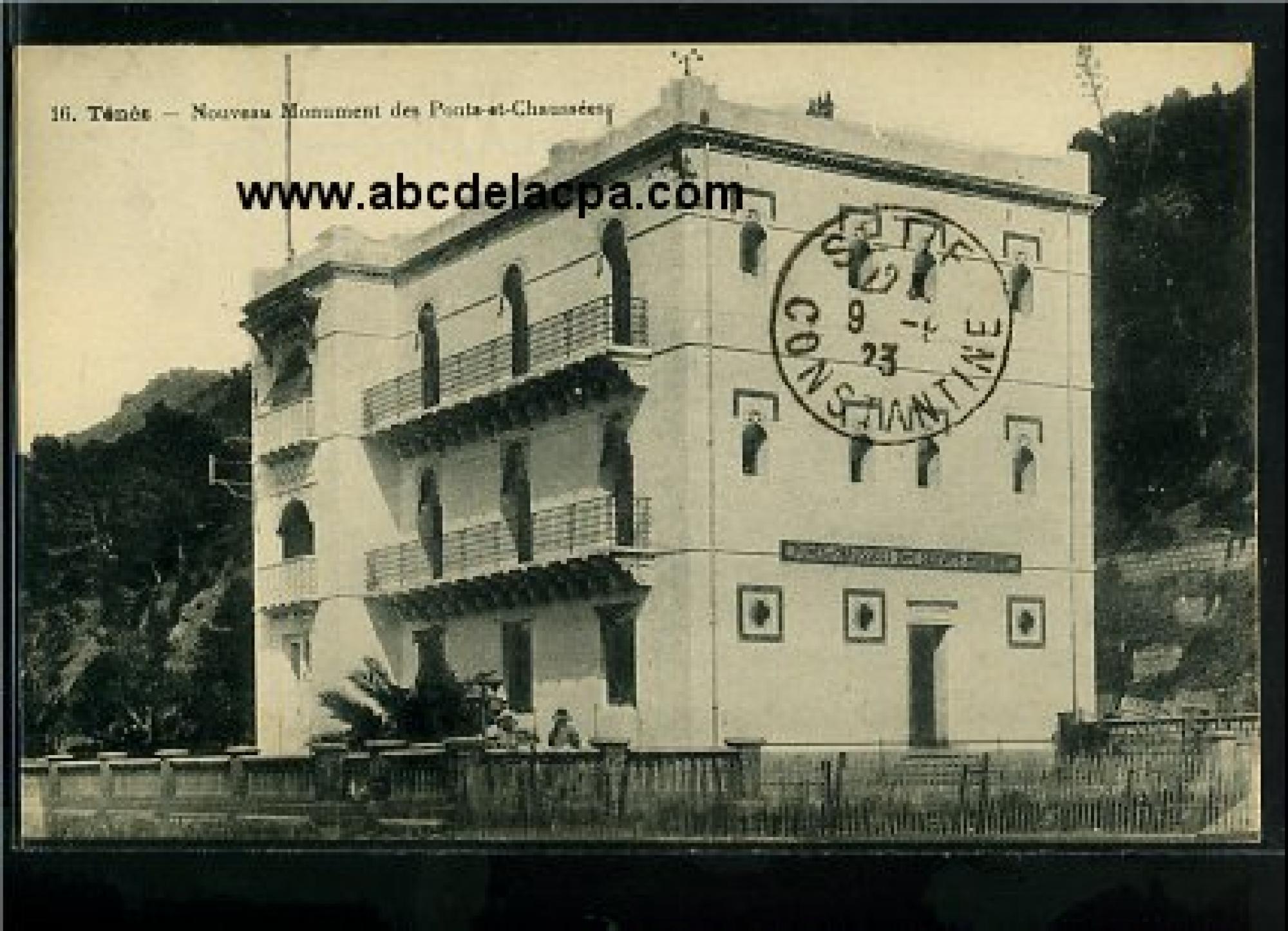 Tenes  - nouveau monument des ponts et chaussées
