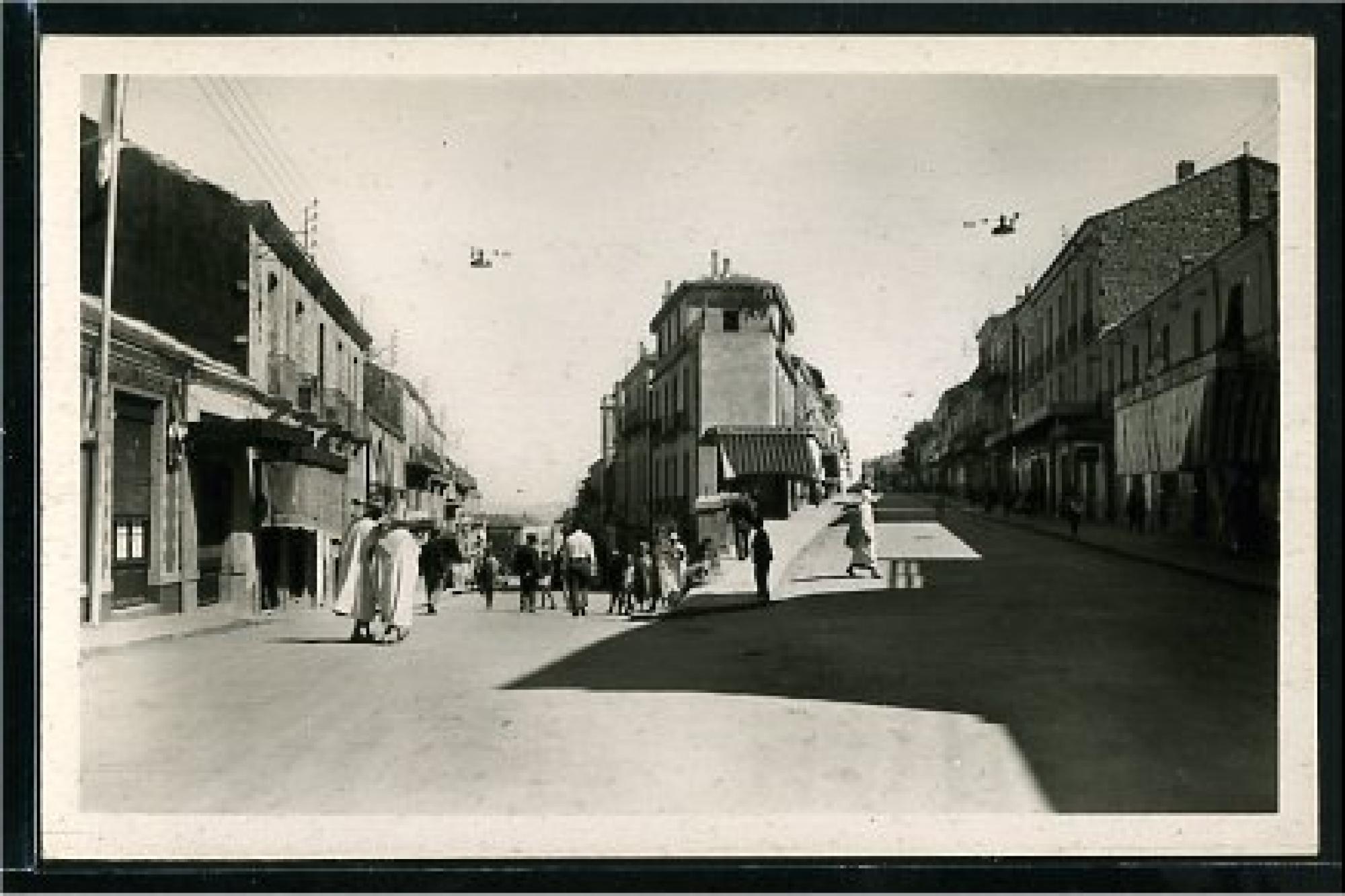 Tiaret  - rue bugeaud et rue cambon
