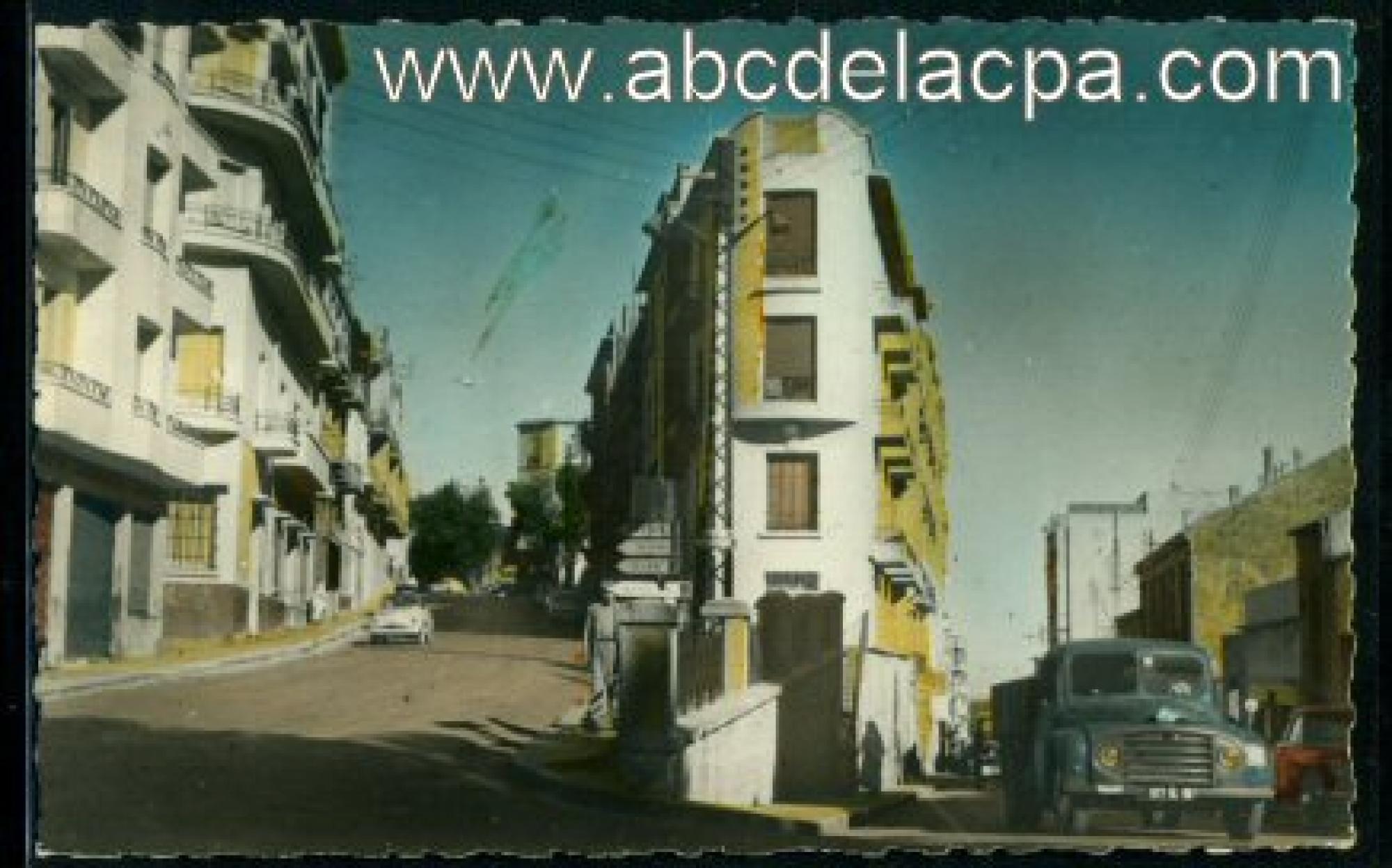Tiaret  - rue albert soler et boulevard georges-clemenceau