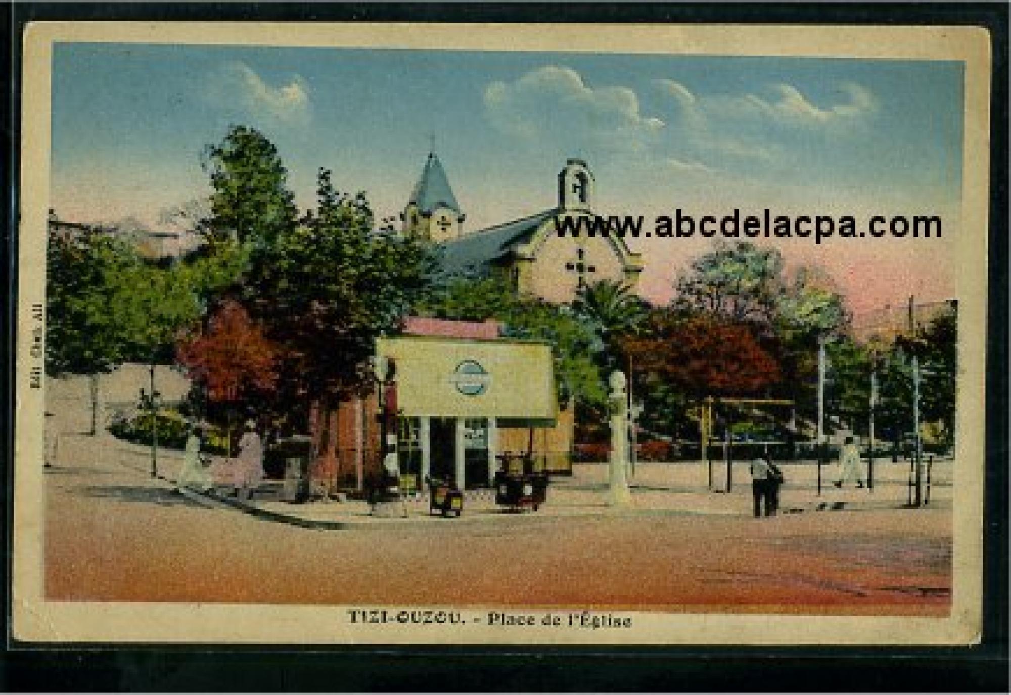 Tizi Ouzou  - place de l'église