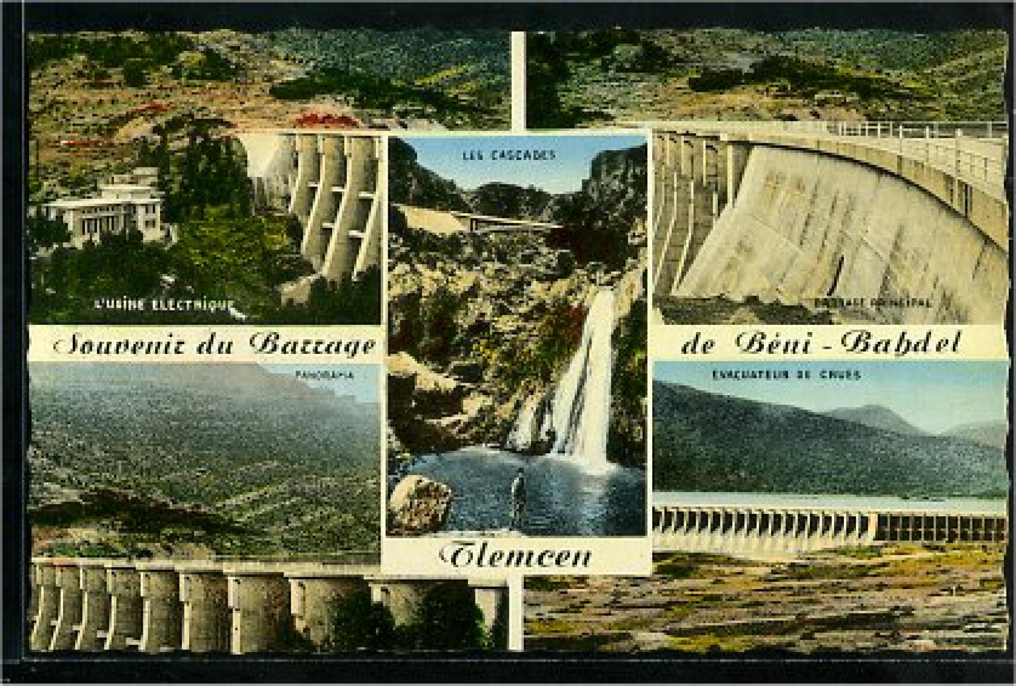 Tlemcen  - souvenir du barrage de béni bahdel