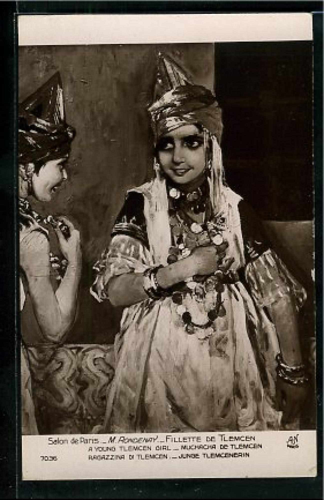 Tlemcen  - salon de paris - fillette de tlemcen