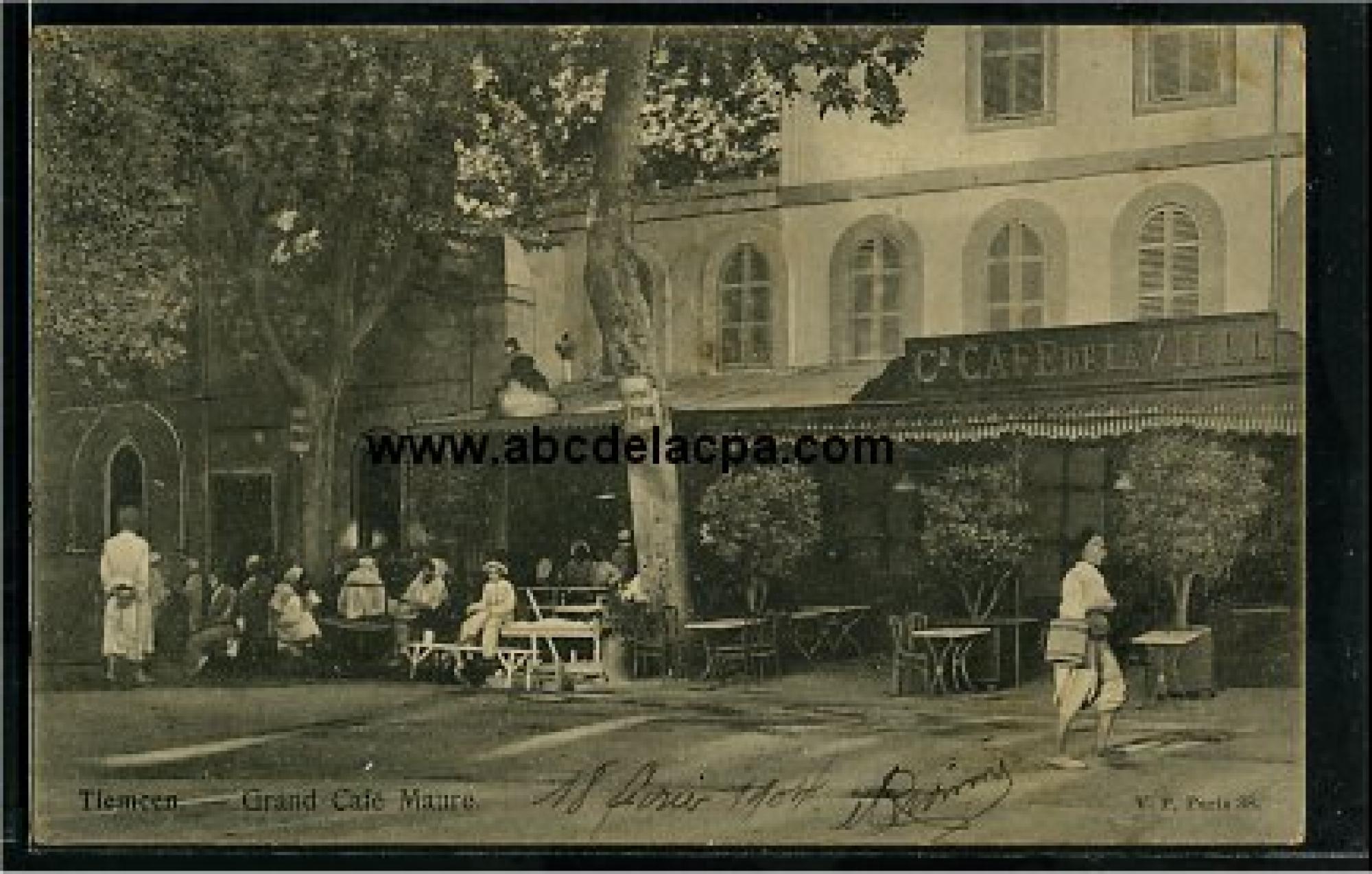 Tlemcen  - grand café maure