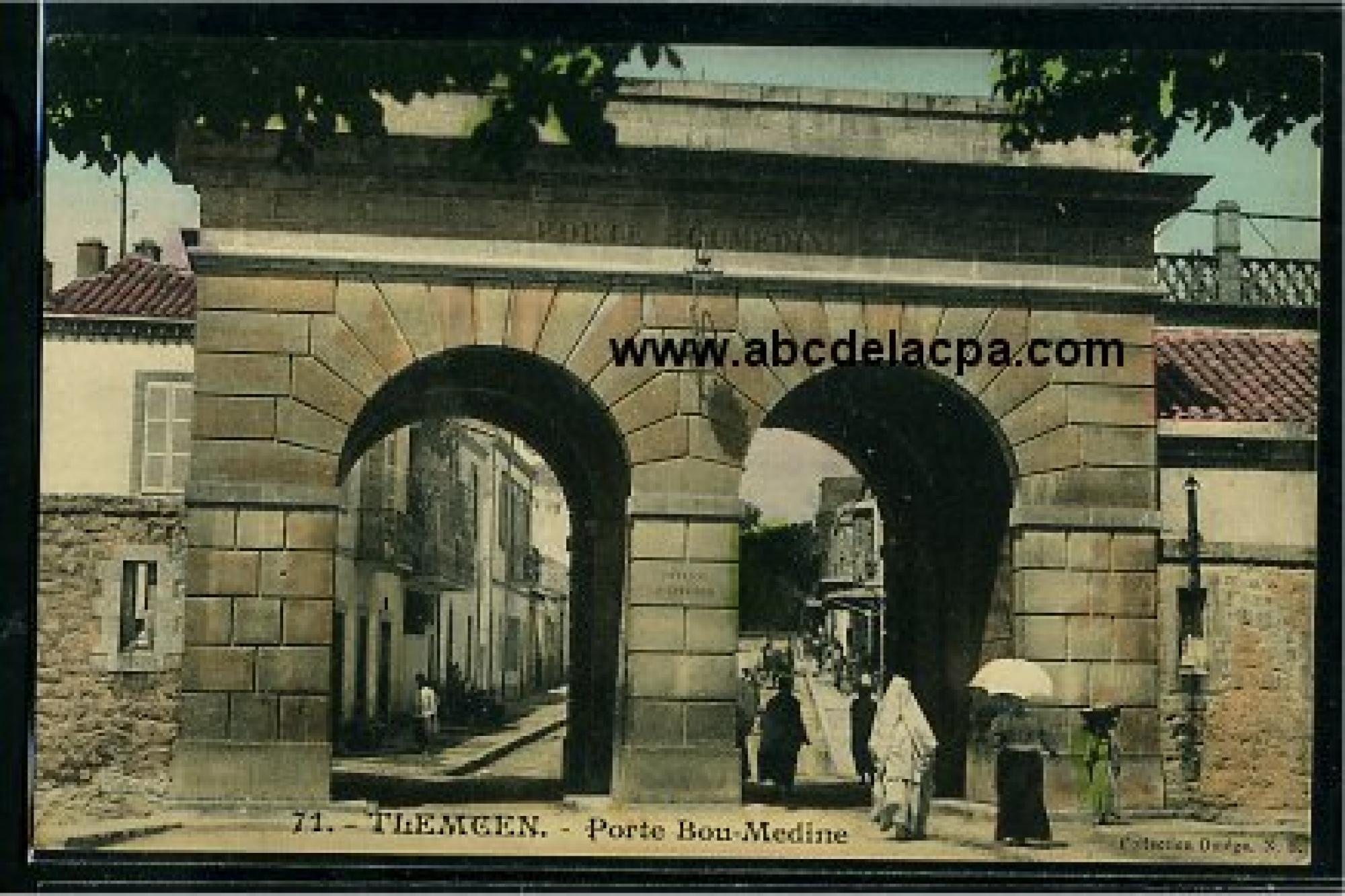 Tlemcen  - porte bou médine