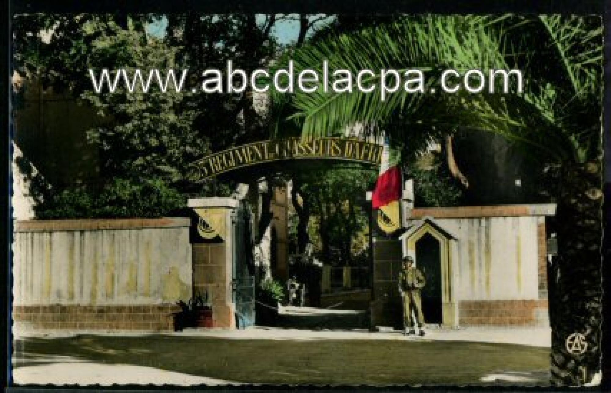 Tlemcen  - l'entrée du quartier d'isly
