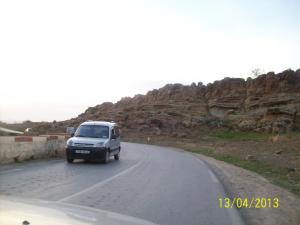 جبل صخري ببوعتاب بالمكان المعروف بمنعرج الحاج فرحات