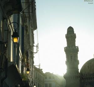 Soleil couchant sur Alger Alger