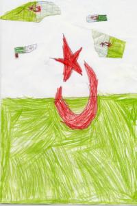 Le drapeau évenements sportifs