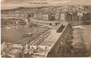 Panorama du port d'Alger Cartes postales