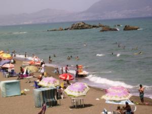 La plage de Tichy Plages