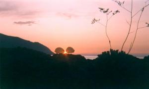 Coucher de soleil Baies