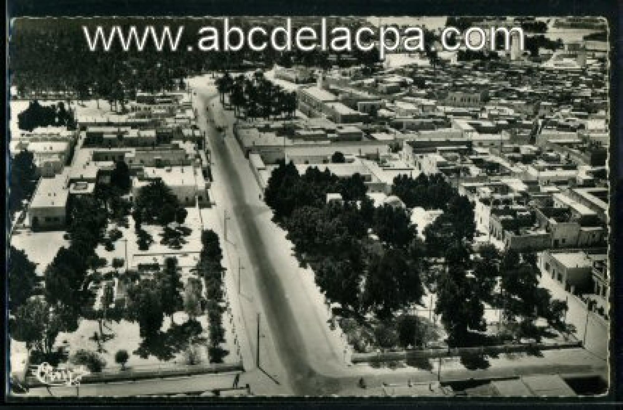 Touggourt  - vue aérienne