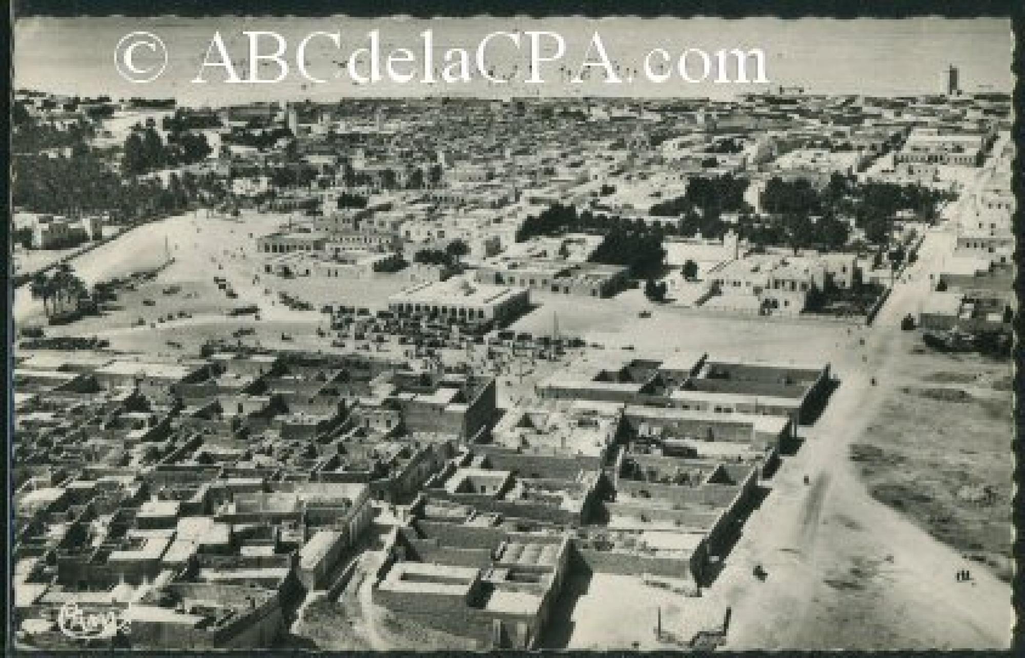 Touggourt  - vue aérienne