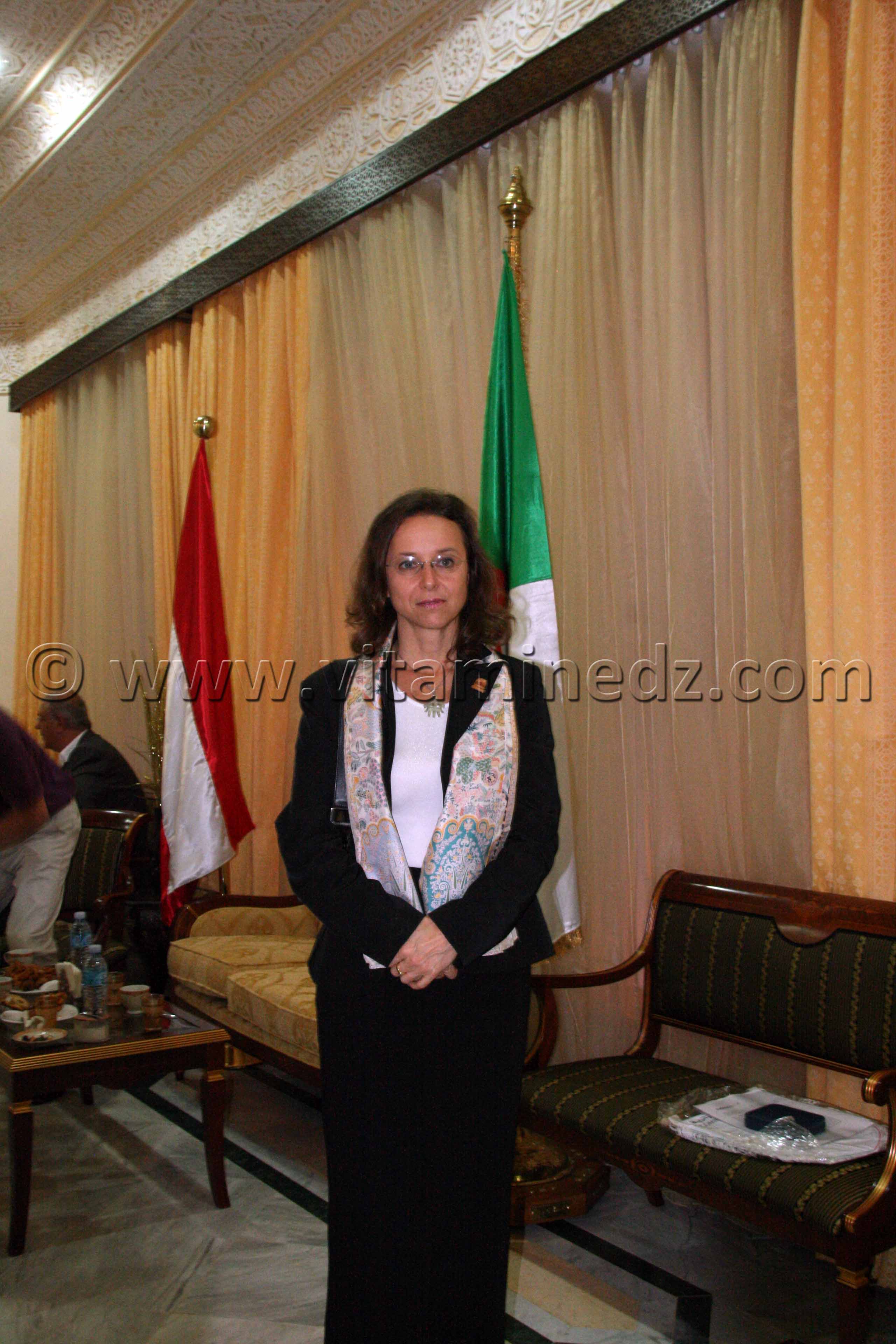 Son excellence Aloisia Wörgetter, ambassadeur d'autriche à Alger 20.10.2011