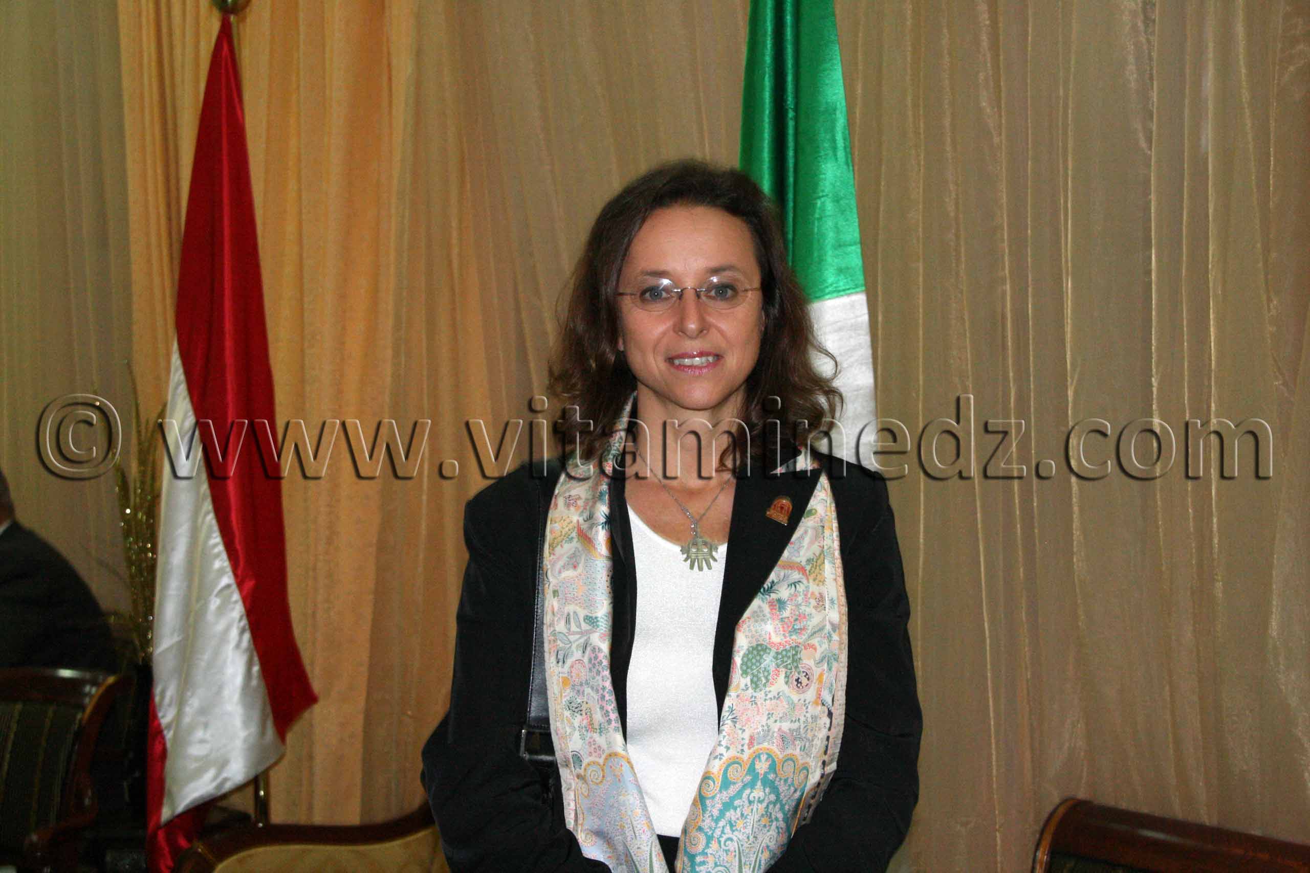 Son excellence Aloisia Wörgetter, ambassadeur d'autriche à Alger 20.10.2011