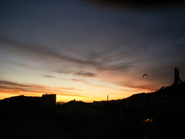 Lever du soleil Ciel