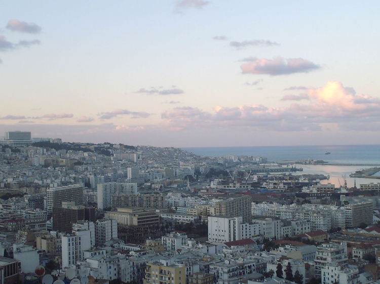 Alger vue de chez moi Panorama