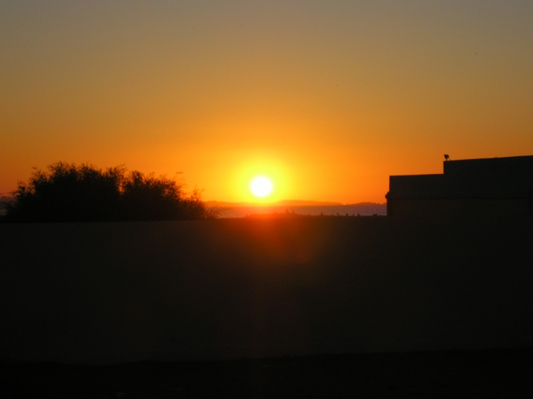 Soleil couchant sur boumerdes Couchers de soleil