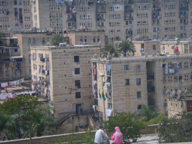 Alger la blanche...et ses paraboles Immeubles