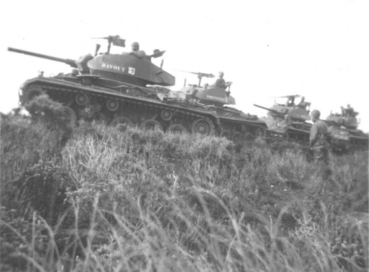 Char armée française Vie quotidienne