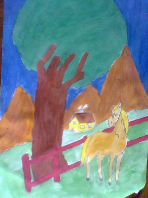 La campagne Dessins d'enfants