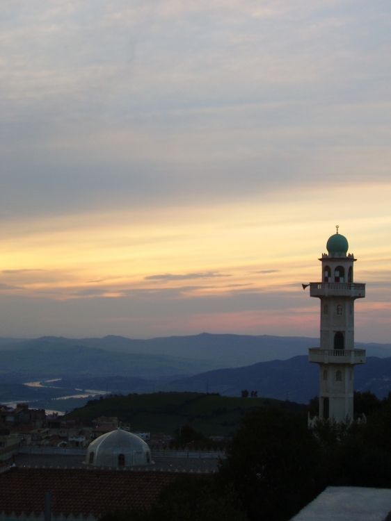 Coucher sur tizi ouzou Paysages