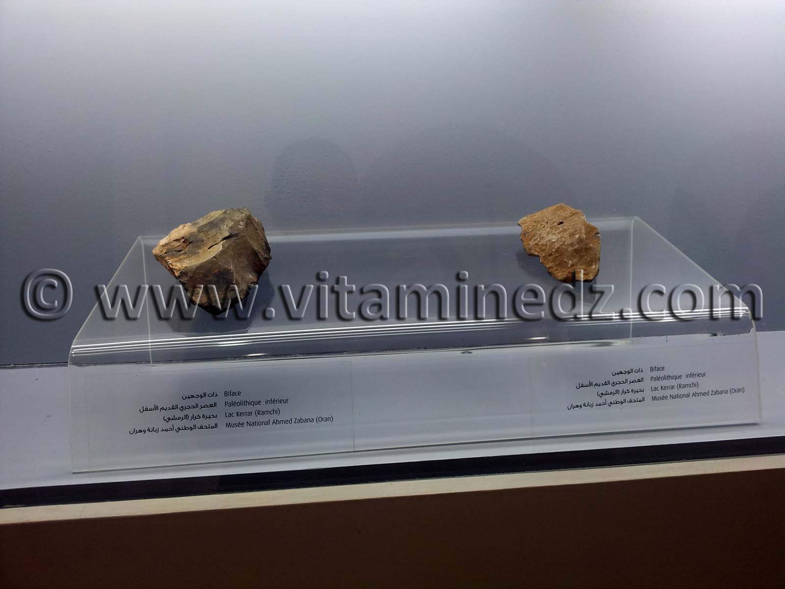 Pièces épipaléolithiques, Oued Mouilah, Maghnia (Musée Ahmed Zabana - Oran)