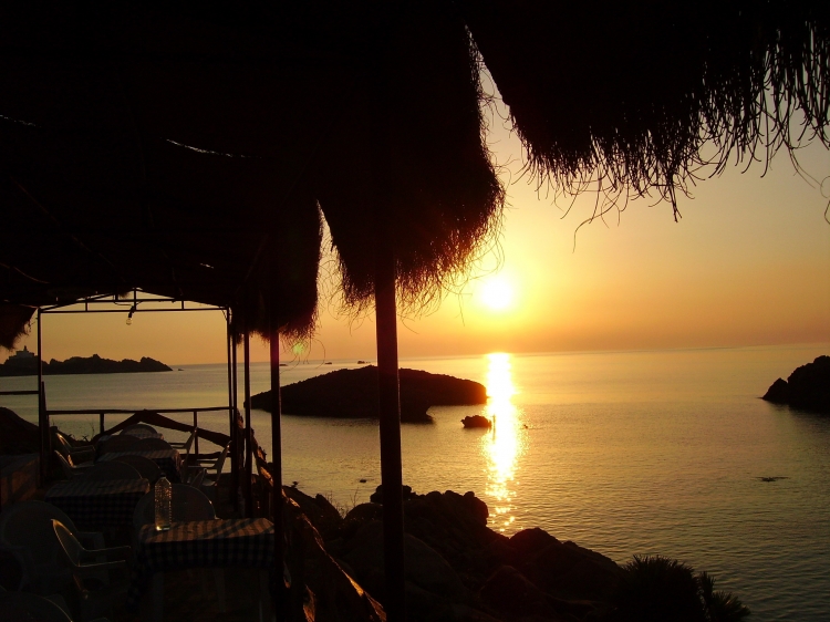 La crique Couchers de soleil