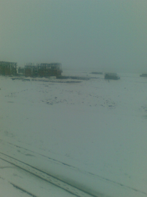 Neige sur les arbres au printemps Neiges