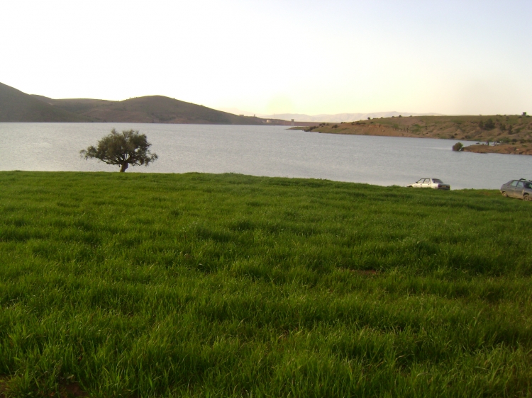 Au bord des eaux de barrage Paysages