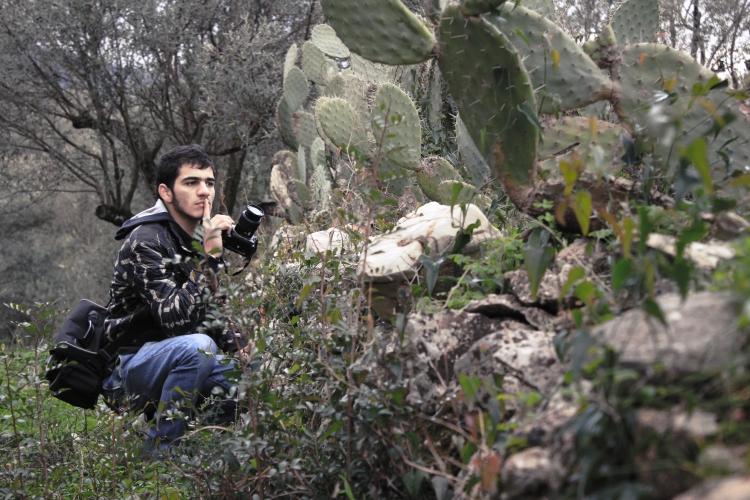 Partir a la chasse, Enfaîte avec un appareil photo non pas avec un fusil Photographe