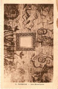 Les mosaïques de Djemila Cartes postales