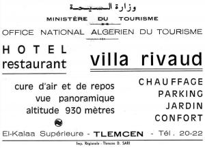 Hotel Restaurant Rivaud tlemcen