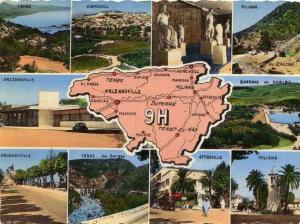 Carte Departement 9h Orléanville Chlef