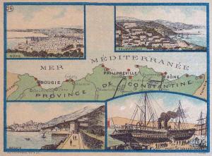 Ancienne carte département  constantine