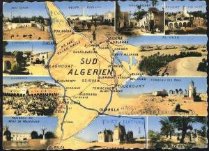Ancienne Carte sud algérien