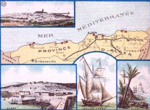 Ancienne Carte alger dep 23