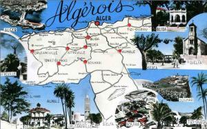 Anicenne carte de l'Algerois