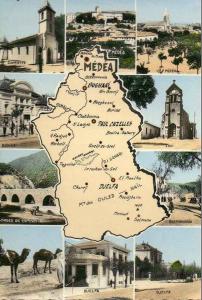 Ancienne carte Dep medea