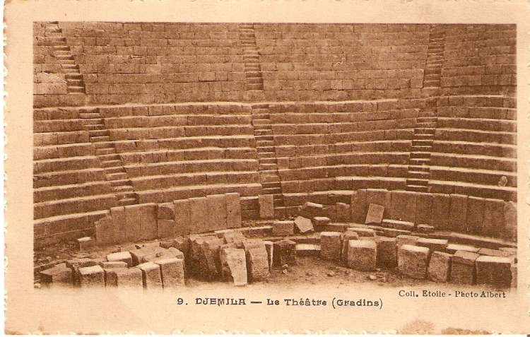 Les gradins Cartes postales