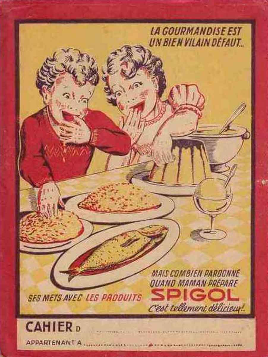 Bone philatelie 1938 Spigol c'est tellment délicieux