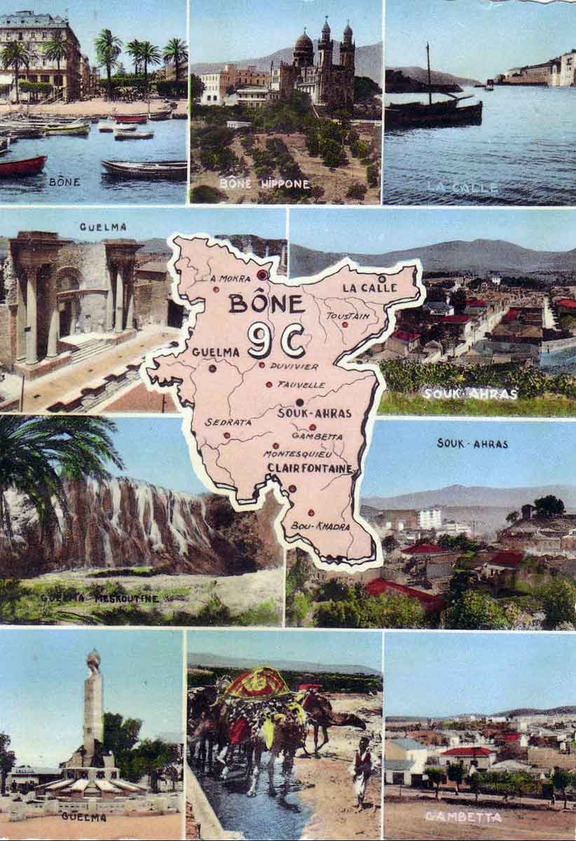 Ancienne carte de Bone Annaba 9c1