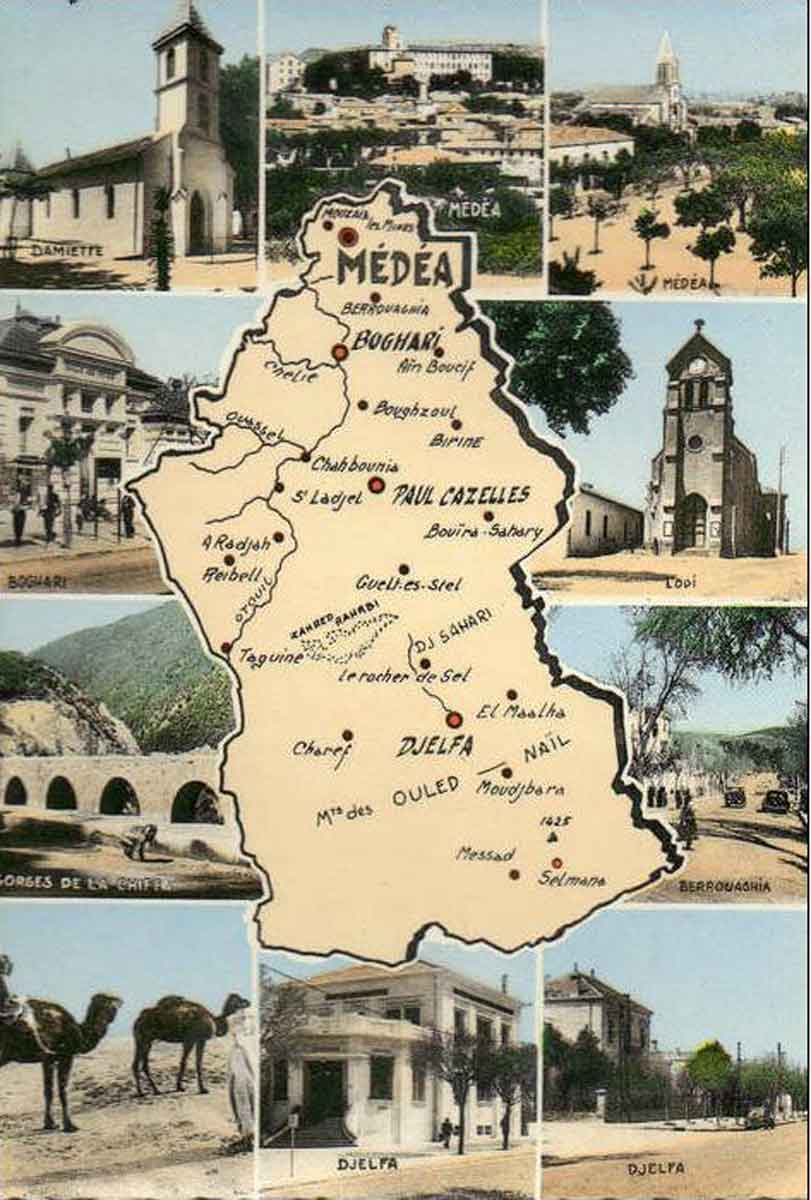 Ancienne carte Dep medea