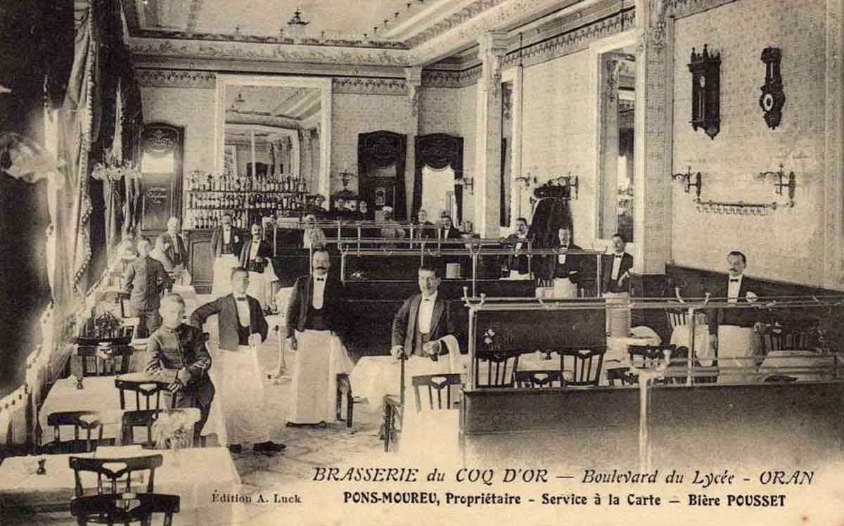 Bar pons moureu coq D'or Boulevard du Lycée Oran