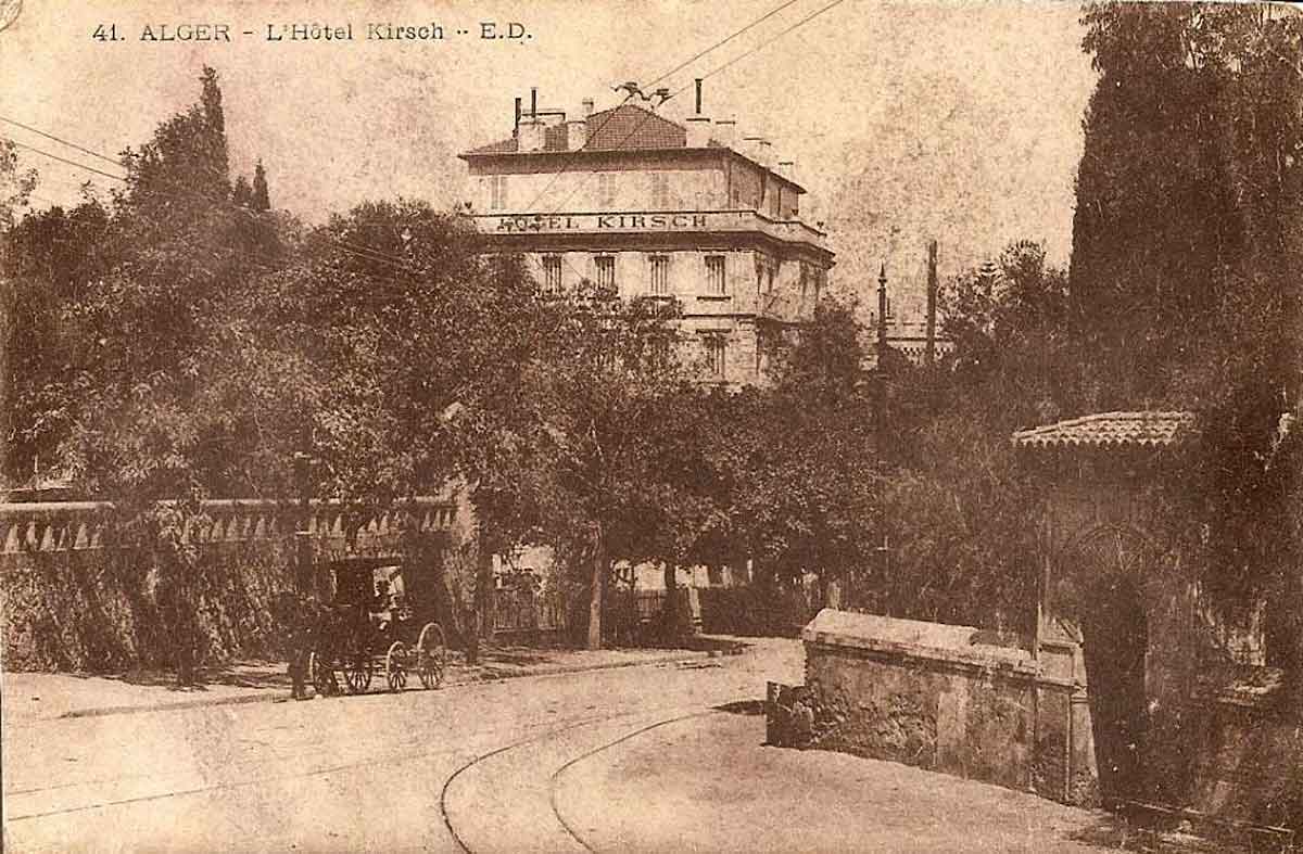 Alger, L'hôtel Kirsch, futur hôtel Alexandra voisin de l'hôtel Saint Georges