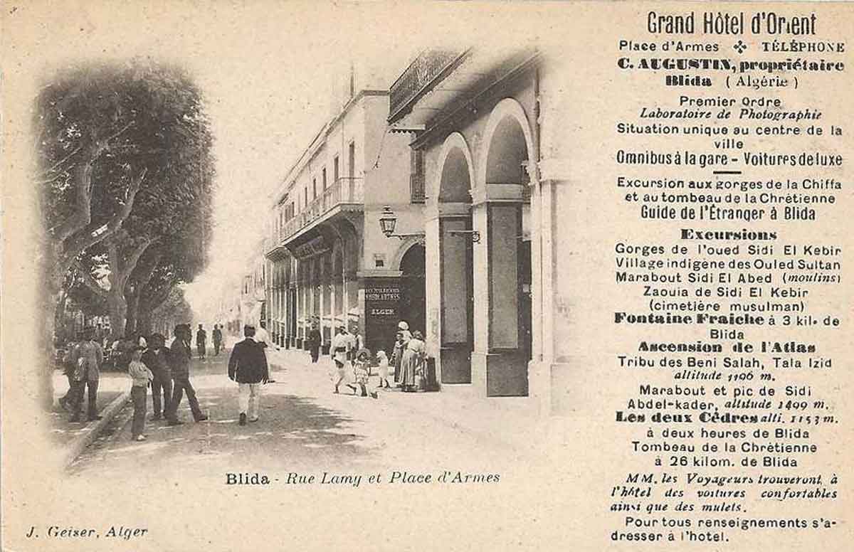 Hotel augustin blida (Grand Hotel d'Orient)