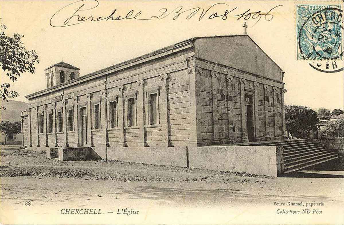 Eglise cherchell dos